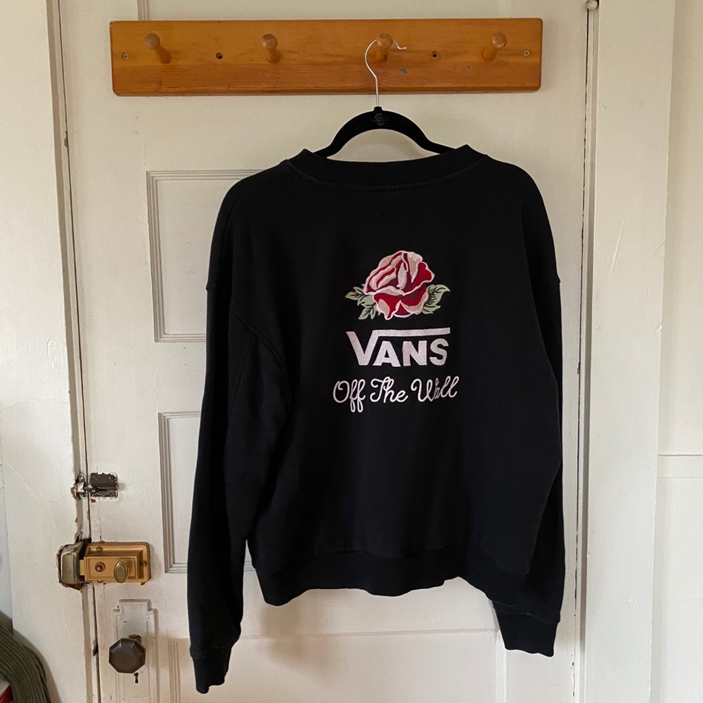 L Vans Cropped Sweatshirt